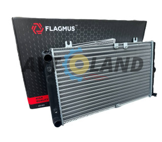 Радиатор ВАЗ 1118, алюм., основной без кондиционера FLAGMUS