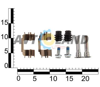 Ремкомплект суппорта тормозного DAEWOO LANOS, NUBIRA, NEXIA 13″ (стандарт) FLAGMUS