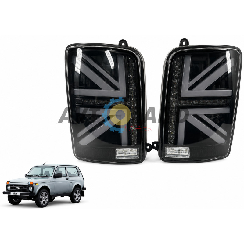 Фонарь задний LED ВАЗ 21213,21214,Нива Тайга (к-кт 2шт) GREY Mini Cooper купить недорого