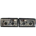 Фари передні на ВАЗ 2105 і ВАЗ 2107 з лінзами без ангельських очей, хром купити дешево