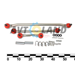 Комплект рулевых тяг ВАЗ 21214, под авт. с ГУР (с 2010г.) (Накончники 2123), со сгонами ″трапеция″