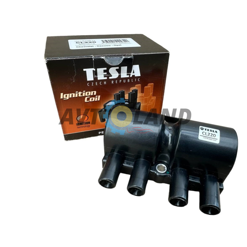 Котушка запалювання CHEVROLET AVEO 1.5, 1.6, LACETTI 1.8, CAPTIVA 2.4 (3-х конт.) TESLA купити дешево