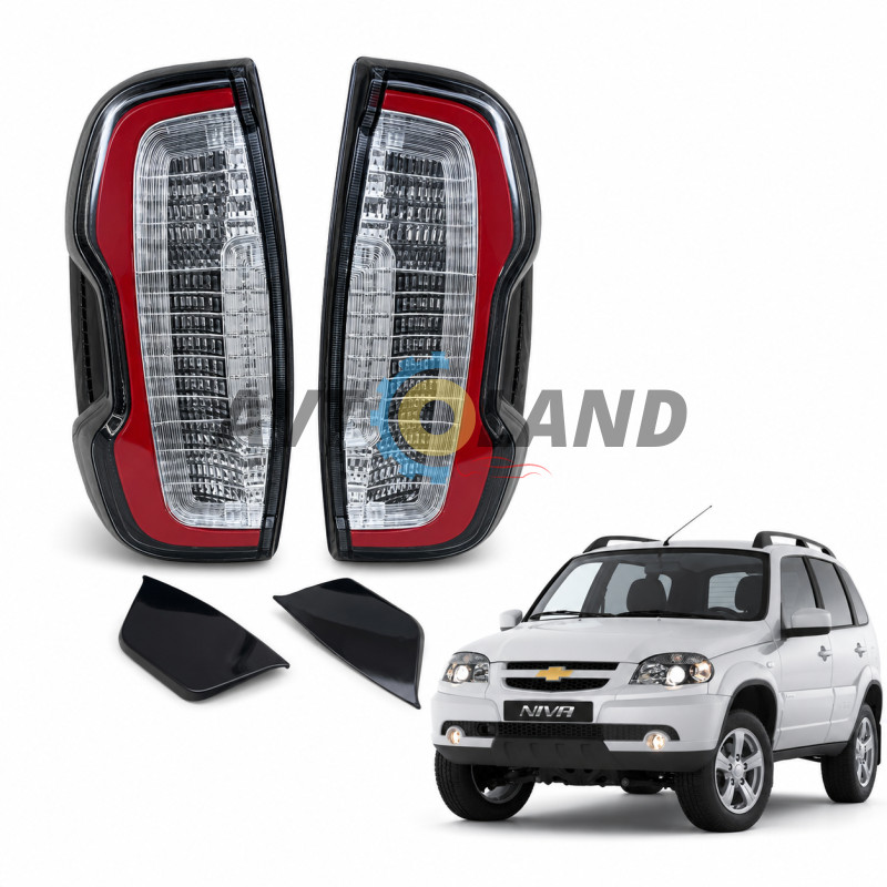Задние светодиодные фонари Нива 2123 Шевроле стиль Led Lada Travel (к-т 2шт) купить недорого