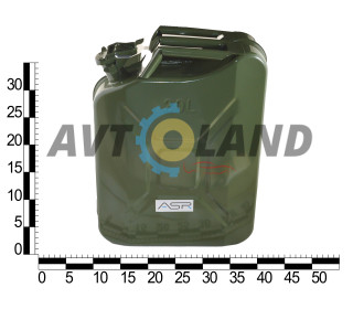 Каністра металева для бензину/дизельного палива 20л (ASR)