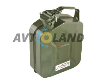 Каністра металева 5л, 0,6мм, вертикального типу, ASR