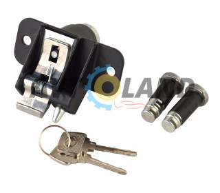 Замок багажника ВАЗ 2108 с ключами и личинками дверей (черный корпус) ASR