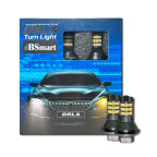 Автолампи LED DRL/turn ДХО Поворот 4014 CANBUS P21W 1156 PY21W BA15S купити дешево