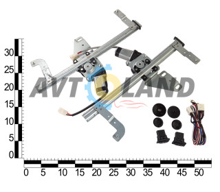 Стеклоподъемник ВАЗ 2109-099, 2114-15 перед. электрический реечного типа (к-т 2 шт.) Truckman