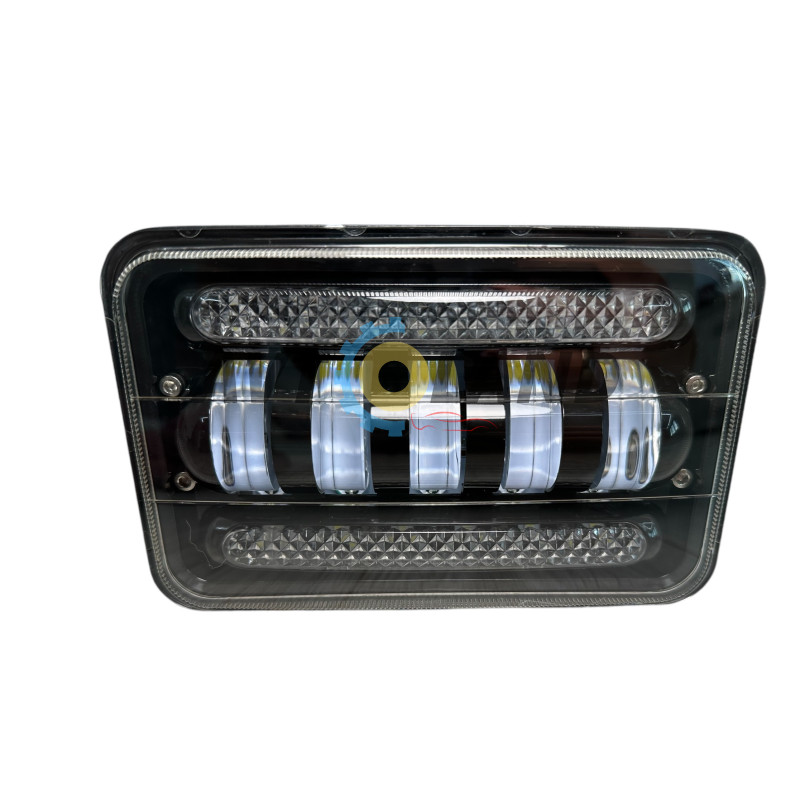 Фара LED Прямоугольная 144W 6000K (5 диодов+ходовые огни) (17СМ Х 10СМ Х 5СМ) купить недорого
