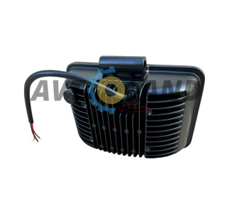 Фара LED Прямоугольная 144W 6000K (5 диодов+габарит) (17СМ Х 10СМ Х 5СМ)
