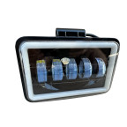 Фара LED Прямоугольная 144W 6000K (5 диодов+габарит) (17СМ Х 10СМ Х 5СМ) купить недорого