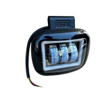 Светодиодная LED фара 45ВТ квадратная+ДХХО (BLACK) купить недорого