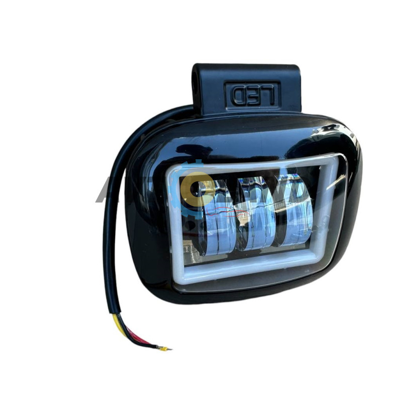Светодиодная LED фара 45ВТ квадратная+ДХХО (BLACK) купить недорого