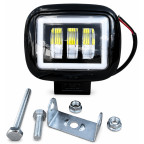 Светодиодная LED фара 45ВТ квадратная+ДХХО (BLACK) купить недорого