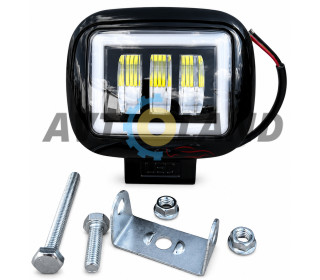 Светодиодная LED фара 45ВТ квадратная+ДХХО (BLACK)