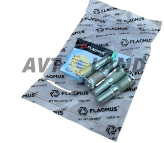 Комплект болтов фиксатора замка двери ВАЗ 2108-099,2110-2115 (4 шт.) ″бесшумный″ залитый