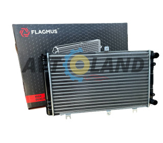 Радиатор ВАЗ 2170-72, (2110-12 с 2006 г.) алюм., основной, Flagmus