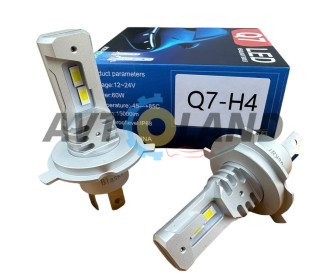 LED лампы H4 30W Q7 15000lm  (12-24 вольт) 