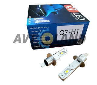 LED лампы H1 30W Q7 15000lm  (12-24 вольт) 