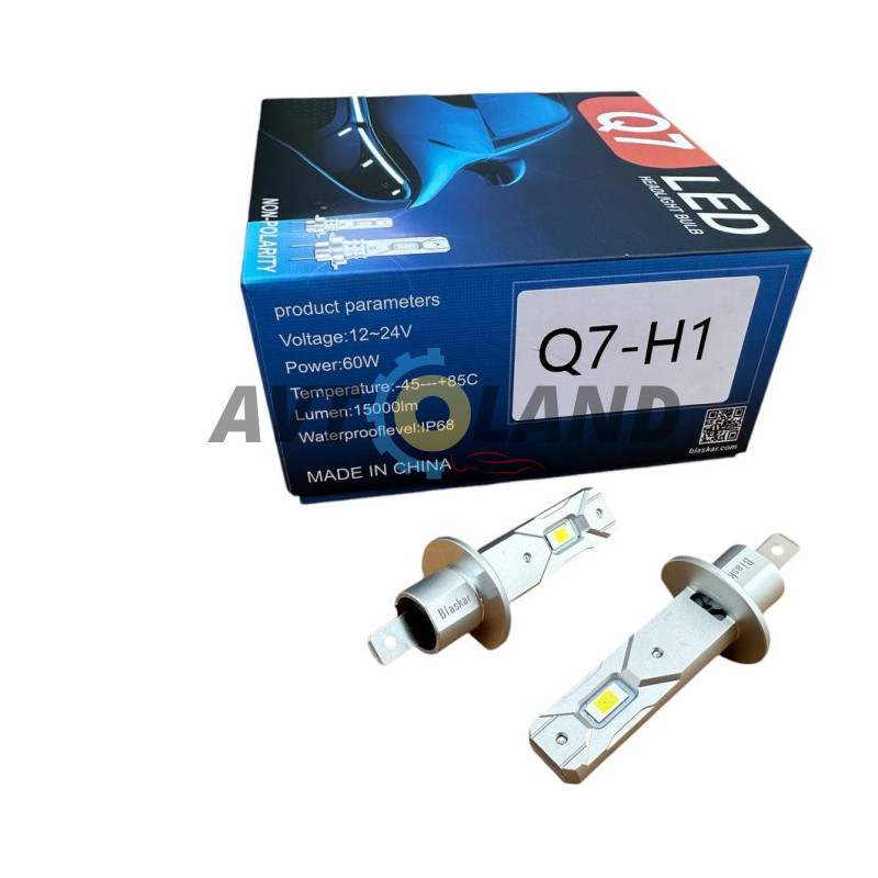 LED лампи H1 30W Q7 15000lm (12-24 вольт) купити дешево