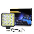 Светлодиодная LED фара робочая 48ВТ,(3ВТ*16ЛАМП) + страбоскоп купить недорого