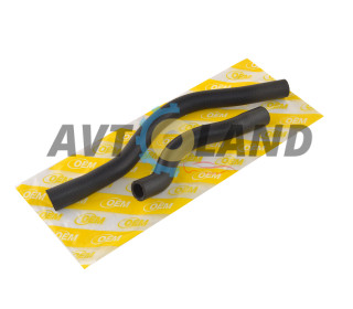 Патрубок опалення ВАЗ 2110-12, дв. 1,6л, (к-т 2 шт.) н/з, арм. OEM