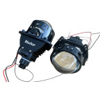 Светодиодные Bi-LED лед линзы GUANGFUDE 3.0″ дюйма универсальная 65W 5100K 12V (2шт) купить недорого