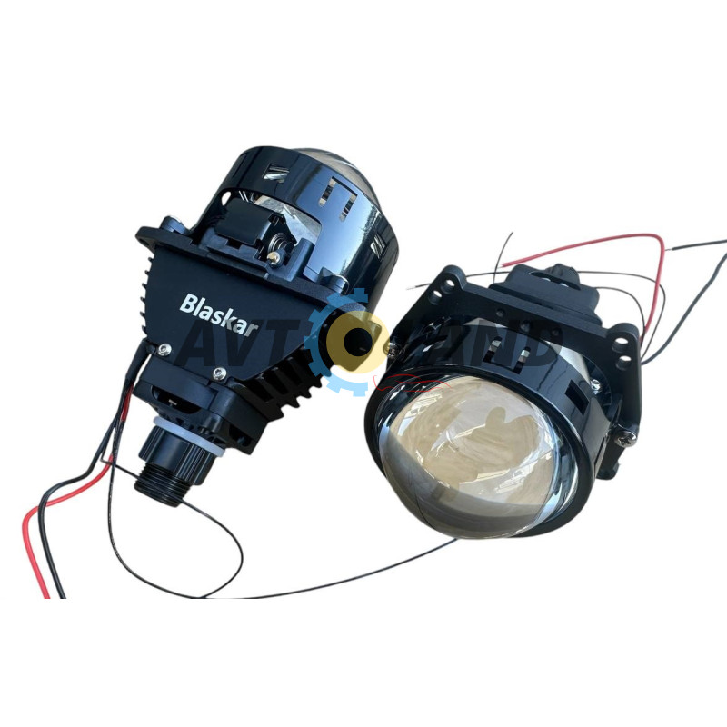 Світлодіодні Bi-LED лід лінзи GUANGFUDE 3.0″ дюйма універсальна 65W 5100K 12V (2шт) купити дешево