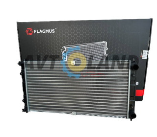 Радиатор ВАЗ 2123, алюминевый основной, FLAGMUS