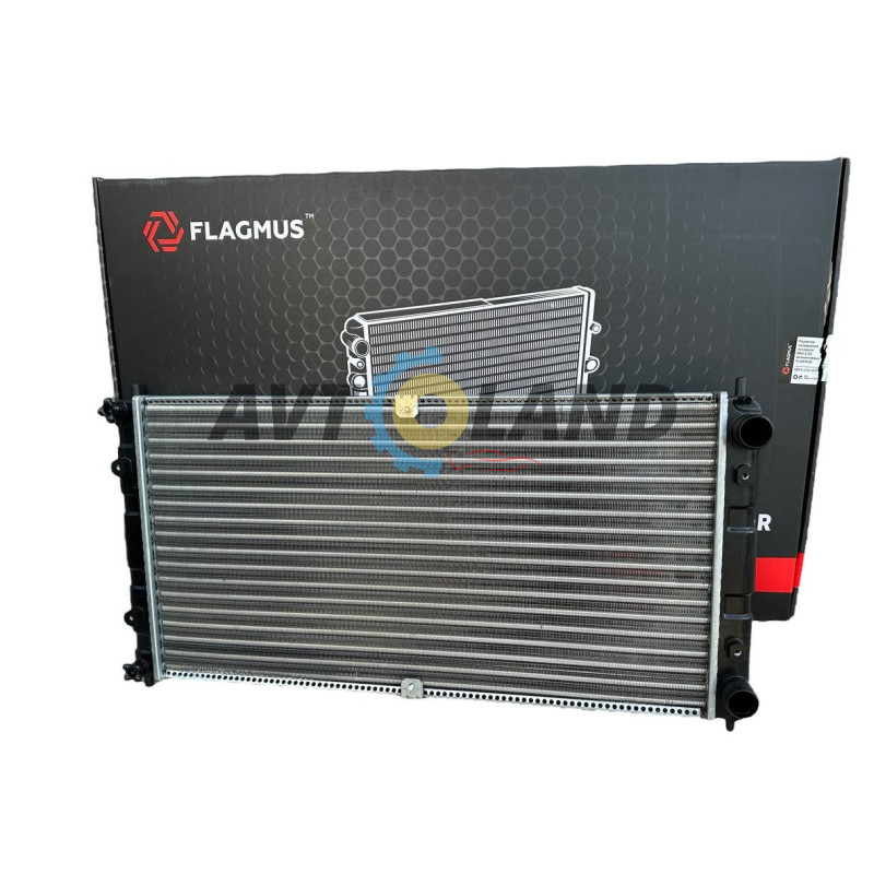Радіатор ВАЗ 2123, алюмінієвий основний, FLAGMUS купити дешево