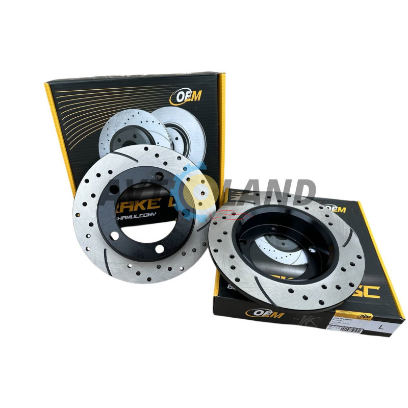 Диск гальмівний ВАЗ 2121 перфорація GRAPHITE Line, компл. 2шт купити дешево