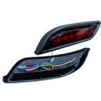 Катафот заднього бампера ВАЗ 2170-71, світлодіодний, з поворотом, що бігає, Пластик, (к-т 2 шт.) купити дешево