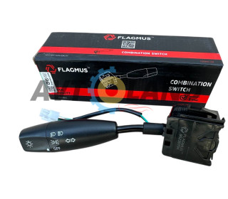 Перемикач підрульового світла та покажчика повороту Daewoo Lanos, Sens без ПТФ, FLAGMUS