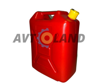 Каністра для бензину 20л пластикова з лійкою