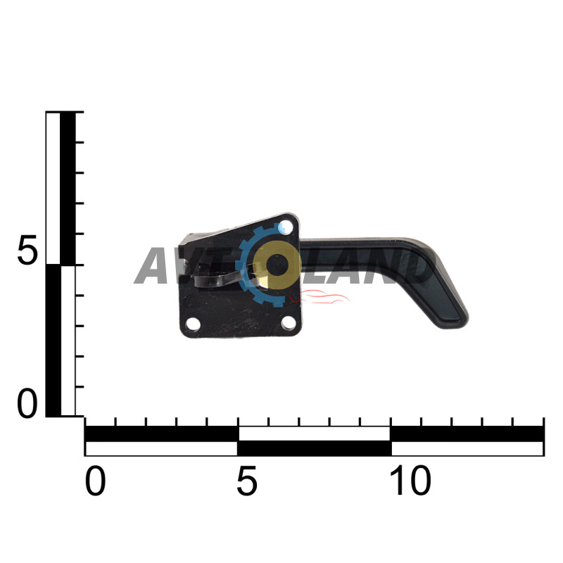 Ручка дверей ВАЗ 2110 внутрішня ліва, Pegas купити дешево