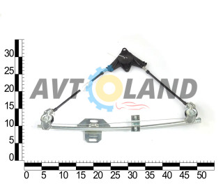 Стеклоподъемник ВАЗ 2110-12, 2170 передний левый тросового типа под электропривод, Pegas 