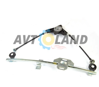 Стеклоподъемник ВАЗ 2110-12, 2170 передний левый тросового типа под электропривод, Pegas 