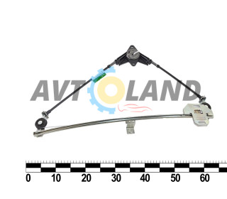 Склопідйомник ВАЗ 2123 передній лівий електричний тросового типу, Pegas