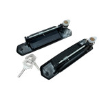 Ручка дверей ВАЗ 21214 зовнішня перед. (з циліндром), чорна (к-кт) Pegas купити дешево