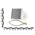 Радіатор обігрівача Daewoo Lanos, Sens (22 стільники) ASR купити дешево