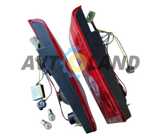 Ліхтар задній ВАЗ 2108-099 лев.+прав. (к-кт 2 шт) LED RED, FLAGMUS