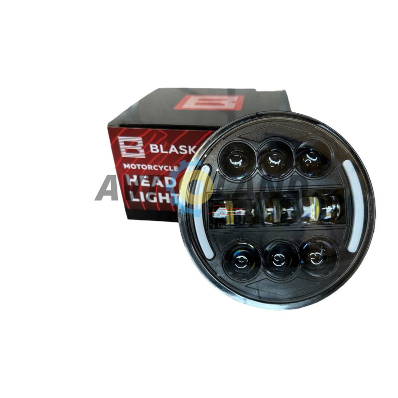 Світлодіодні фара для ВАЗ 2106 JP 150ватт 5.75 дюймів кругла LED Headlight для Ваз 2106 BLASKAR купити дешево