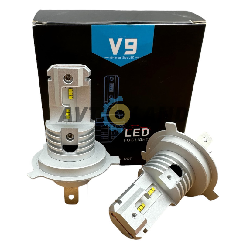 LED лампи H4 60W G9 15000lm (12-24 вольт) купити дешево