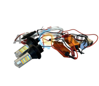 42 LED ДХО + повороти DRL денний ходові вогні + поворот CAN BUS (НЕ ПОМИЛКА) 1156 BA15S P21W 12V