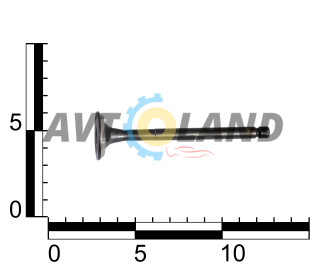 Клапан ГРМ ВАЗ 2101-07, 2121-23 випуск (4 шт.) (Азотований) OEM