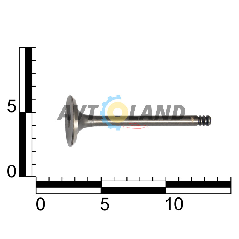 Клапан ГРМ ВАЗ 2108-099, ГАЗ, УАЗ дв. ЗМЗ 406 впуск (4 шт.) (азотированный) OEM купить недорого