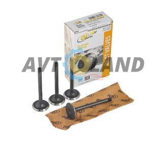 Клапан ГРМ ВАЗ 2108-099, ГАЗ, УАЗ дв. ЗМЗ 406 впуск (4 шт.) (азотированный) OEM