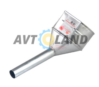 Лейка для топлива универсальная с толстым носиком, косой (КамАЗы, Бусы, Фуры), металл 3 литры