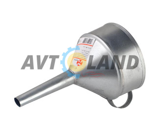 Лейка для топлива универсальная с тонким носиком, прямой (генераторы, бензокосы, лодки), металл 1.5л