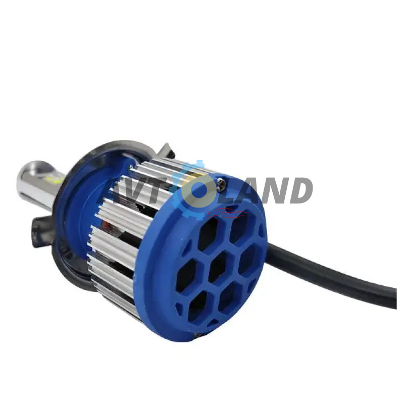 Комплект LED ламп TurboLed T1 H4 6000K 50W 12/24v CanBus з активним охолодженням купити дешево
